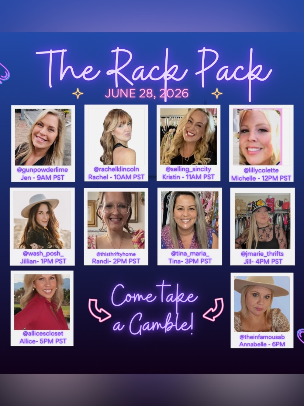 6/28 The Rack Pack LIVE! 🎲 ♠️